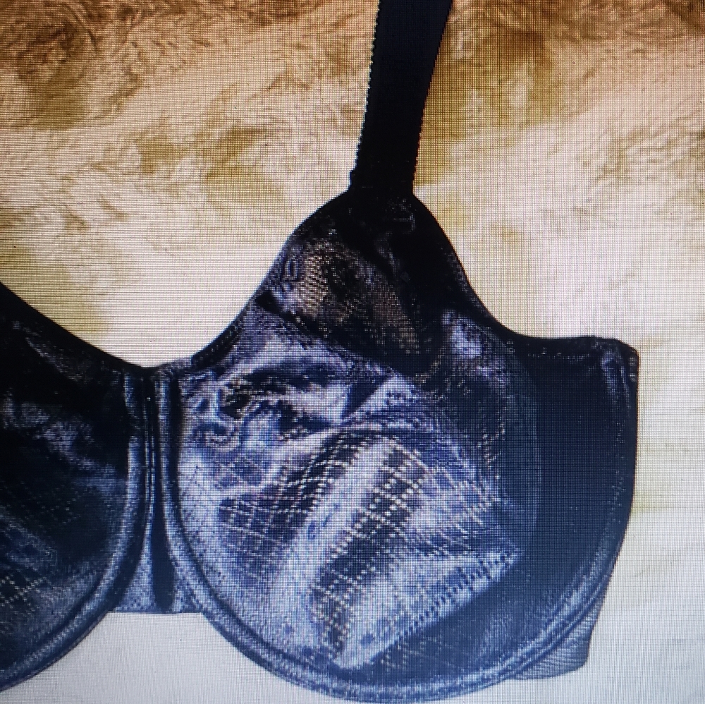 34H WACOAL Visual Effects Minimizer Bra Black